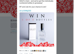 Win 1 of 5 Bottles of SALÉ Perfume