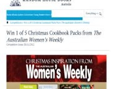 Win 1 of 5 Christmas Cookbook Packs from The Australian Women's Weekly