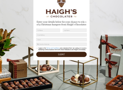 Win 1 of 5 Christmas hampers from Haigh's Chocolates!