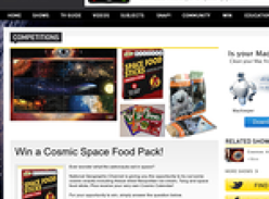 Win 1 of 5 cosmic space food packs!
