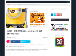 Win 1 of 5 Despicable Me 3 Movie and Merch Packs