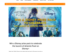 Win 1 of 5 Disney prize packs!
