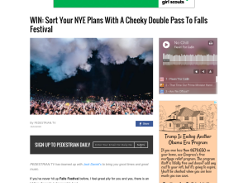 Win 1 of 5 double passes + Camping to Falls Festival 2018