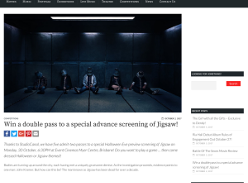 Win 1 of 5 double passes to a special advance screening of Jigsaw