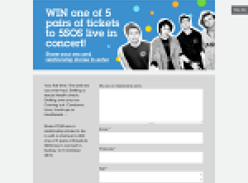 Win 1 of 5 double passes to see 5SOS in concert in Sydney!