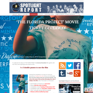 Win 1 of 5 double passes to see The Florida Project