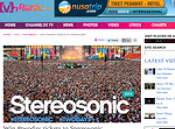 Win 1 of 5 double passes to Stereosonic!