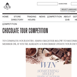 Win 1 of 5 double passes to the QVB Chocolate Tour!