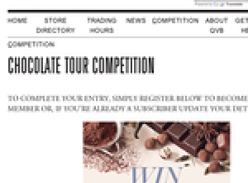 Win 1 of 5 double passes to the QVB Chocolate Tour!
