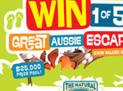 Win 1 of 5 great Aussie escapes, valued at $5,000 each!