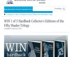 Win 1 of 5 Hardback Collector's Editions of the Fifty Shades Trilogy