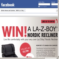 Win 1 of 5 La-Z-Boy Nordic recliners!