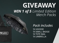 Win 1 of 5 Limited Edition WAHL Merch Packs