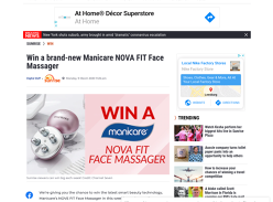 Win 1 of 5 Manicare Nova Fit Face Massagers!