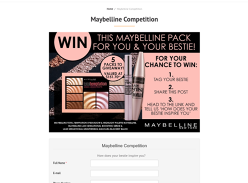 Win 1 of 5 Maybelline Makeup Packs