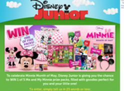 Win 1 of 5 'Me & My Minnie' prize packs!