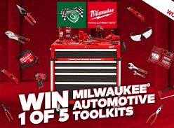 Win 1 of 5 Milwaukee Automtive Toolkits