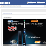 Win 1 of 5 Oral-B Triumph Black Electric Toothbrushes!