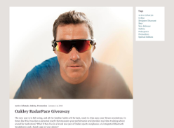 Win 1 of 5 Pairs of Oakley RadarPace PRIZM Road Sunglasses