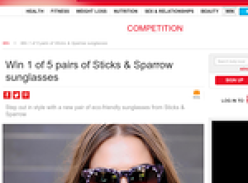 Win 1 of 5 pairs of Sticks & Sparrow sunglasses
