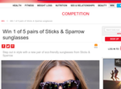Win 1 of 5 pairs of Sticks & Sparrow sunglasses!