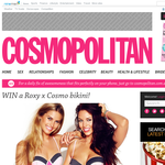 Win 1 of 5 'Roxy x Cosmopolitan' bikinis!
