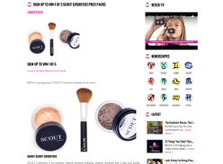 Win 1 of 5 'Scout Cosmetics' prize packs!