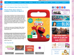 Win 1 of 5 Sesame Street: Sing it, Elmo! DVDs