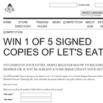 Win 1 of 5 signed copies of 'Let's Eat'!