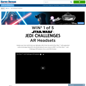 Win 1 of 5 Star Wars: Jedi Challenges AR Headsets