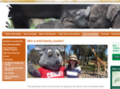 Win 1 of 5 Taronga Western Plains Zoo prize packages!