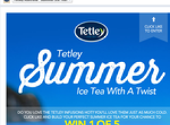 Win 1 of 5 'Tetley' Ice Tea packs!