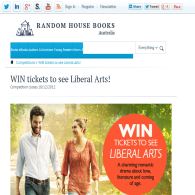 Win 1 of 5 tickets to Liberal Arts