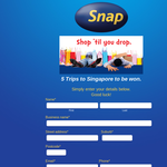 Win 1 of 5 trips to Singapore!