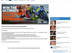 Win 1 of 5 ultimate Australian MotoGP experience at the iconic Phillip Island Circuit