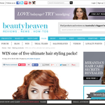 Win 1 of 5 ultimate hair styling packs!