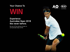 Win 1 of 5 VIP Experiences at the 2018 Australian Open