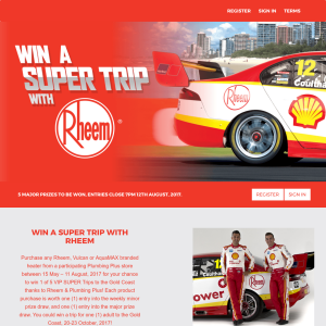 Win 1 of 5 VIP Trips to Gold Coast 600 Supercars