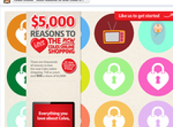 Win 1 of 50 $100 'Coles' gift cards!