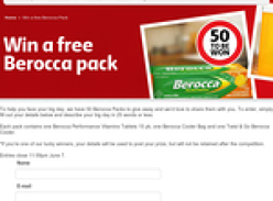 Win 1 of 50 Berocca packs!