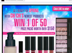Win 1 of 50 'Chi Chi Cosmetics' prize packs!