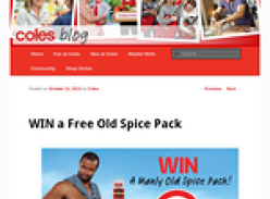 Win 1 of 50 manly 'Old Spice' packs!