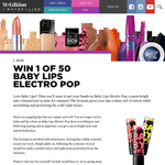 Win 1 of 50 Maybelline Baby Lips Electro Pop Lipsticks!