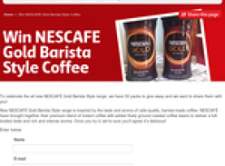 Win 1 of 50 NESCAFE Gold Barista Style Coffees!