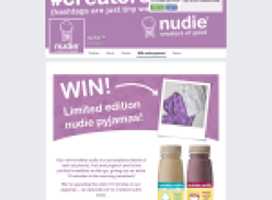 Win 1 of 50 pairs of limited edition Nudie Pyjamas!