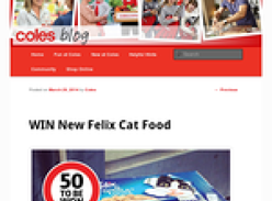Win 1 of 50 Purina 'Felix' cat food packs!