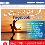 Win 1 of 50 'Summer Health & Vitality' packs, valued at $400 each!