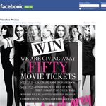 Win 1 of 50 tickets to see 'Fifty Shades of Grey'!