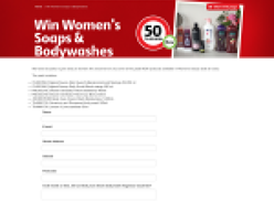 Win 1 of 50 women's soap & body wash prize packs!