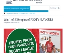 Win 1 of 500 copies of FOOTY FLAVOURS
